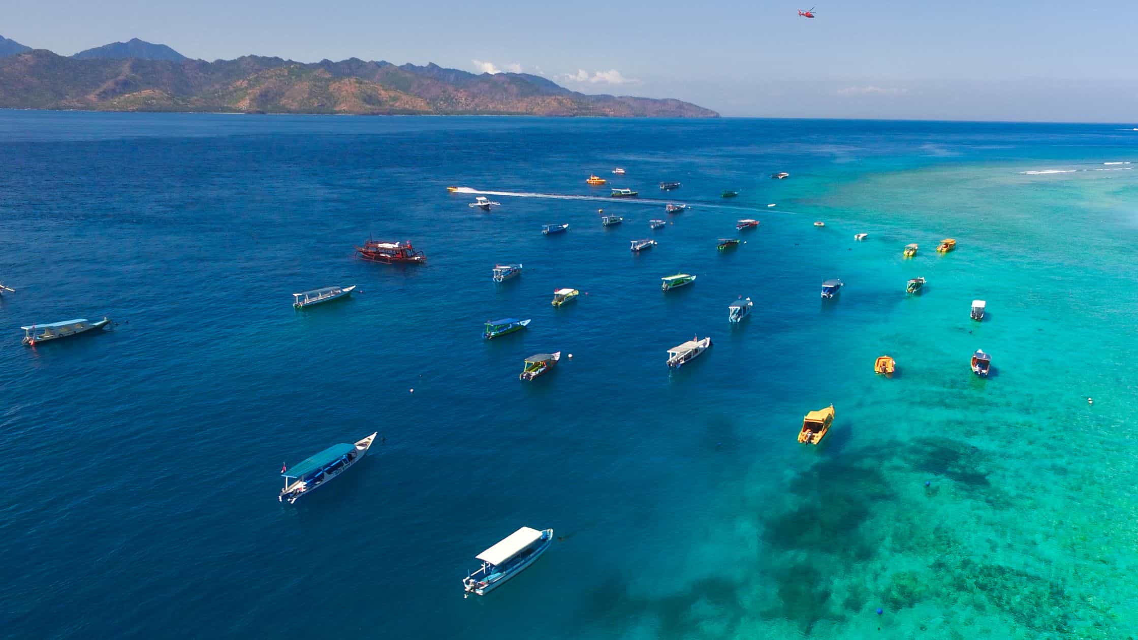Gili Trawangan sunset view